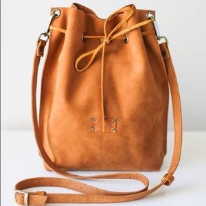 QisaBags (Etsy) real suede leather crossbody bag